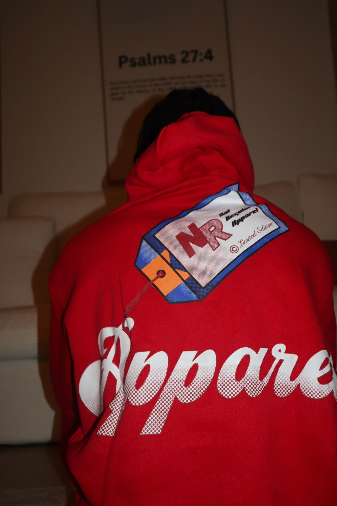 RED ATOMIC HOODIE.